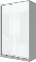 2-х дверный шкаф-купе с цветной пленкой Белый №10 2200 1200 620